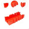 Miter Box for Woodworking with Clamping Feature And Storage Saw