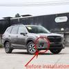 For Subaru Forester   2024 Front Fog Light Trims Front Bumper Foglight Lamp Strips Cover Chrome Car Styling Accessories