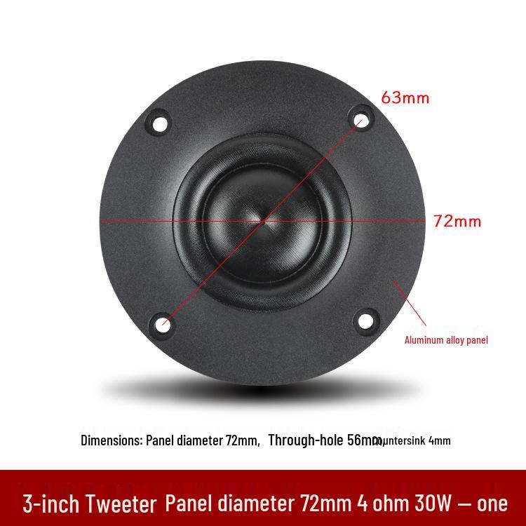 3-Inch Ququan Tweeter with 29-Core Diaphragm for KTV Home Speaker Panel