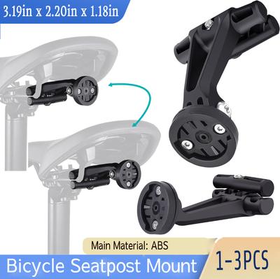 1-3PCS Bike Tail Light Holder Seatpost Mount MTB Cycling Bike Lamp Stand Taillight Saddle Rail Mount for Garmin Varia Radar