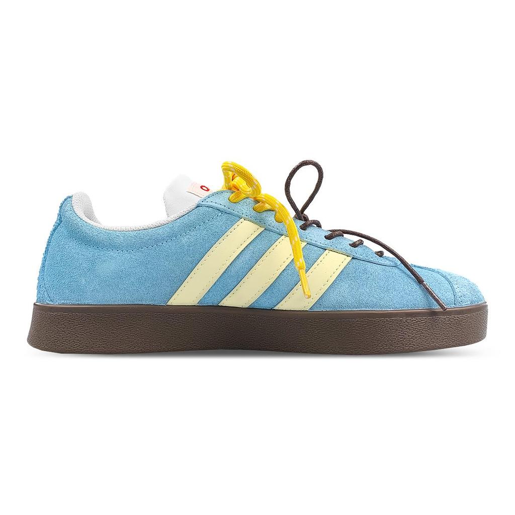 adidas Neo Lightweight Low Top Skateboard Shoes Unisex Yellow Blue HQ1802(Team116-ad)