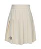 Mackie Pleated Elastic Skirt Ivory