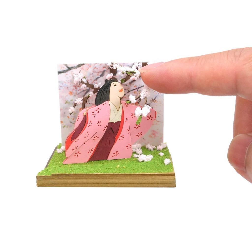 Sankei Studio Ghibli Mini: The Tale of Princess Kaguya - Under the Mountain Cherry Tree Paper Craft MP07-108