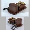 Drehwahlschalter Telefon Antikes Festnetztelefon mit Aufbewahrungsbox Wanddekorationen für Home Office Retro Kreatives Telefonmodell