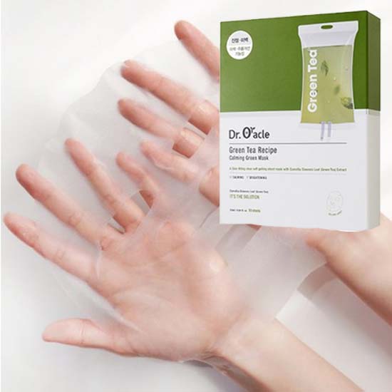 

Успокаивающая маска с зеленым чаем, 10 шт.