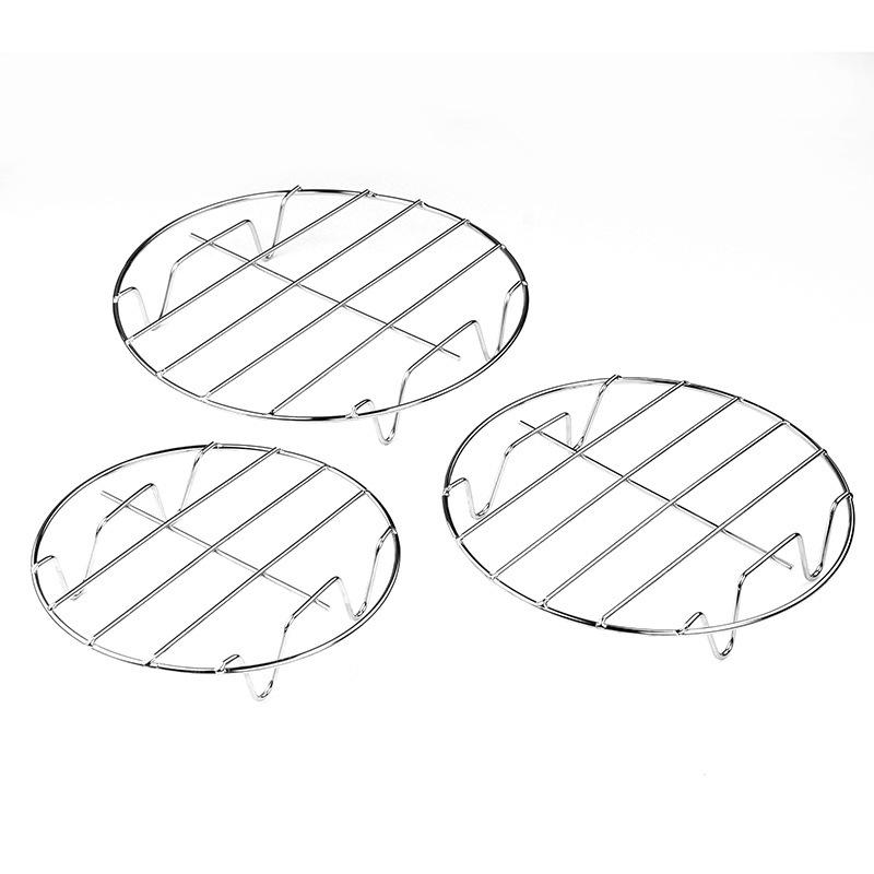 Stainless Steel Multi-purpose Steaming Rack with Anti-scalding Insulation - Ideal for Kitchen Steaming, Eggs, Rice, and Vegetables