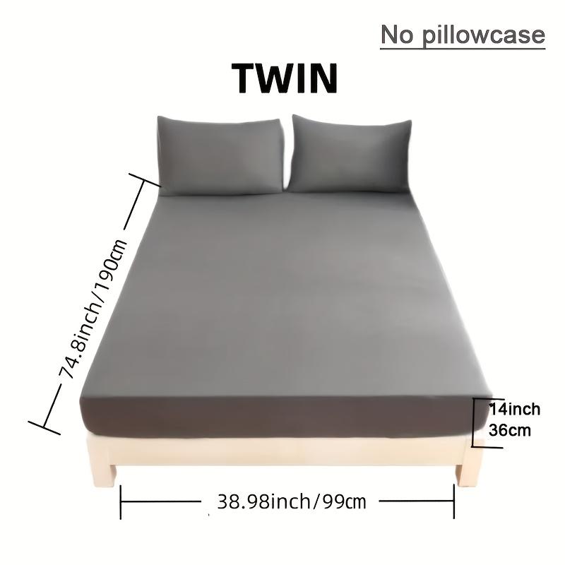 Minimalist Black and White Gray Super Soft Fitted Sheet with Deep Pockets Mattress Protector Breathable Mattress Cover, Four Seasons Bedding