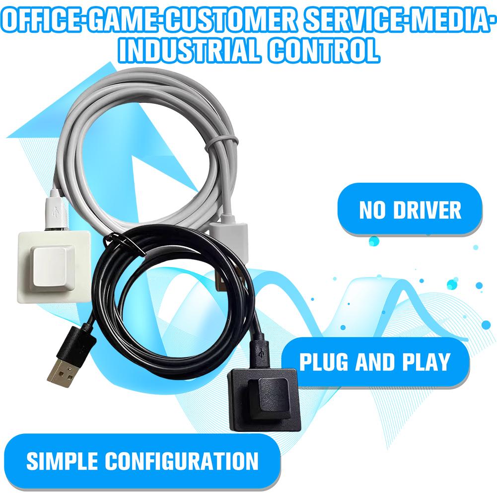 Customizable One-Key Macro Mini Keypad with Red Switch for PC and Laptop