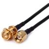 Coax. Cables & Connectors Rp Sma Male To Female Connector Pigtail Cable Wifi Router Antenna Extension Black 10M