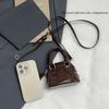 New Korean style versatile mini glossy crossbody/crossbody bag, shell bag, stylish women's shoulder bag, crossbody bag for outings.