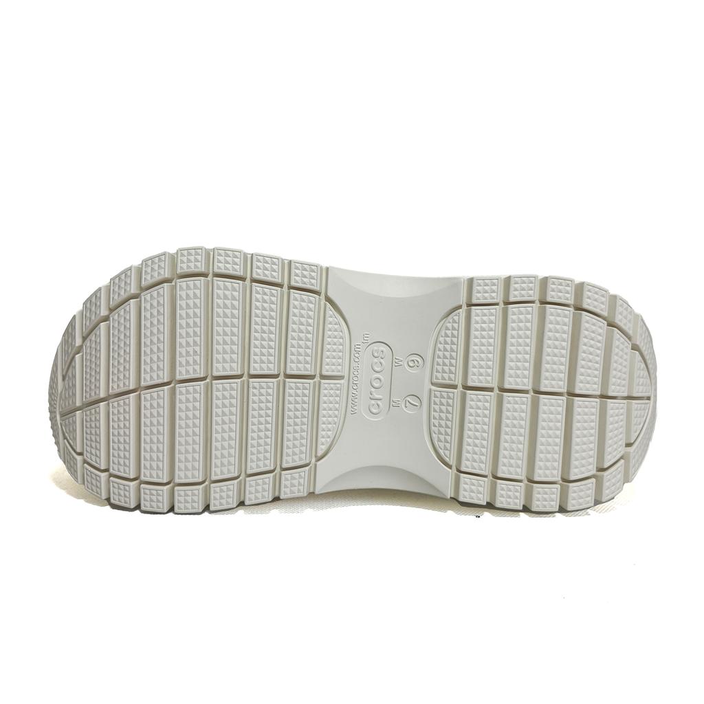 Crocs Mega Crush Clog White Colourful Halo Wheel Crocs EVA Casual Personality Fashion Hole Shoes Unisex White