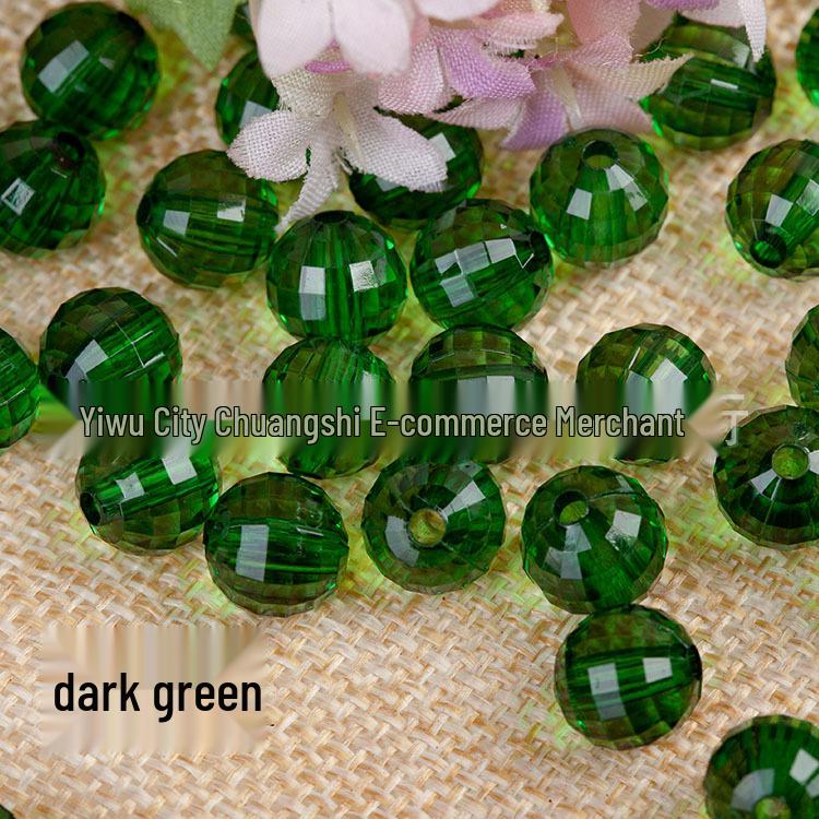 6-30MM Transparent Earth 96-Facet Acrylic Beads for Door Curtains & DIY Bracelets