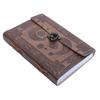 Leather Journal Notebook Travel Writing Diary Or Vintage Sketch Book Cotton Paper for Men & Women (7X5 Inch)