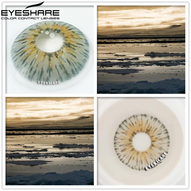 Eyeshare ფერადი კონტაქტური ლინზები 1 წყვილი NEW York PRO სერიის სილამაზის მოსწავლეები ფერადი კონტაქტური ლინზები კოსფლეისთვის ფერადი კონტაქტური ლინზები თვალებისთვის