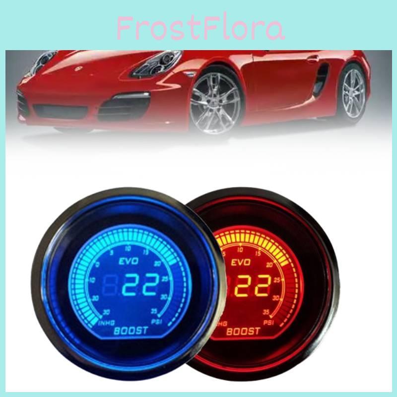Colors 7 Black Digital Lcd Turbo Boost Gauge For Cars Automotive Instrument Tool