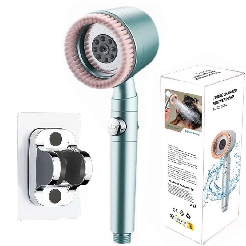 Powerful Pressurized Handheld Lotus Showerhead with Filter