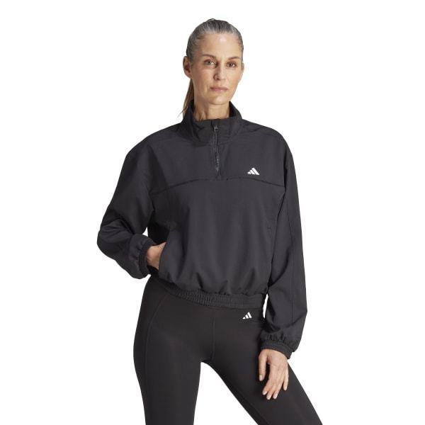 adidas Women S Spring Autumn Daily Anorak Hz5636 Aero Lady Train eSSential Woven Quarter...