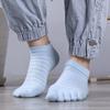 Women's Cotton Five-Toe Socks - Anti-Slip, Short Tube, Low Waist, Separate Toe Design