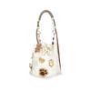 DIOR Bag [Customized Cosmetic Bag] Bear Cookie Cute Paw Print Plush Childlike Cute Casual Versatile Beige Bucket Drawstring Off-white Off-white