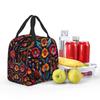 Mexican Embroidery Floral Insulated Lunch Bag for Women Children Leakproof Food Boxes Thermal Lunch Box Tote