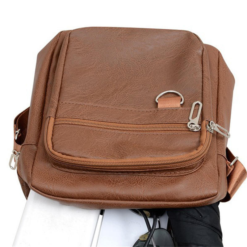Multilayer Business Leather Crossbody Shoulder Bag for Men Lightweight Travel Casual Messenger Satchel Bags