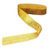 3.3cm Width Jacquard Ribbon 7 Meters Length Flower Embroidered Embroidery Ribbon DIY Geometric Pattern Lace Trim Ribbon