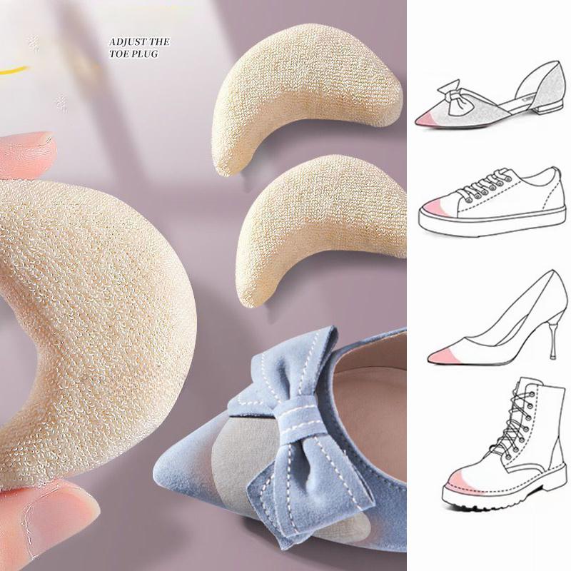 Soft Toe Plug Women High Heel Pain Relief Insert Shoe Palm Cushion Toe Front Filler Sponge Forefoot Pad