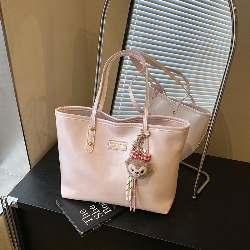 Simple and Explosive Tote Bag Large-capacity Women's 2025 New Casual Commuting Shoulder Bag High-end Underarm Bag