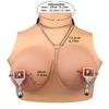 QKKQ Weighted Nipple Clamps,nipple Clamp with Metal Chain Adjustable Nipple Clips Non-piercing Breast Clip Sex Toys for Couples