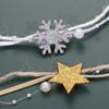 Decoration Snowflake Party Supplies Jute Rope Star Chain Gift Wrapping Bead Chain Christmas Ribbon