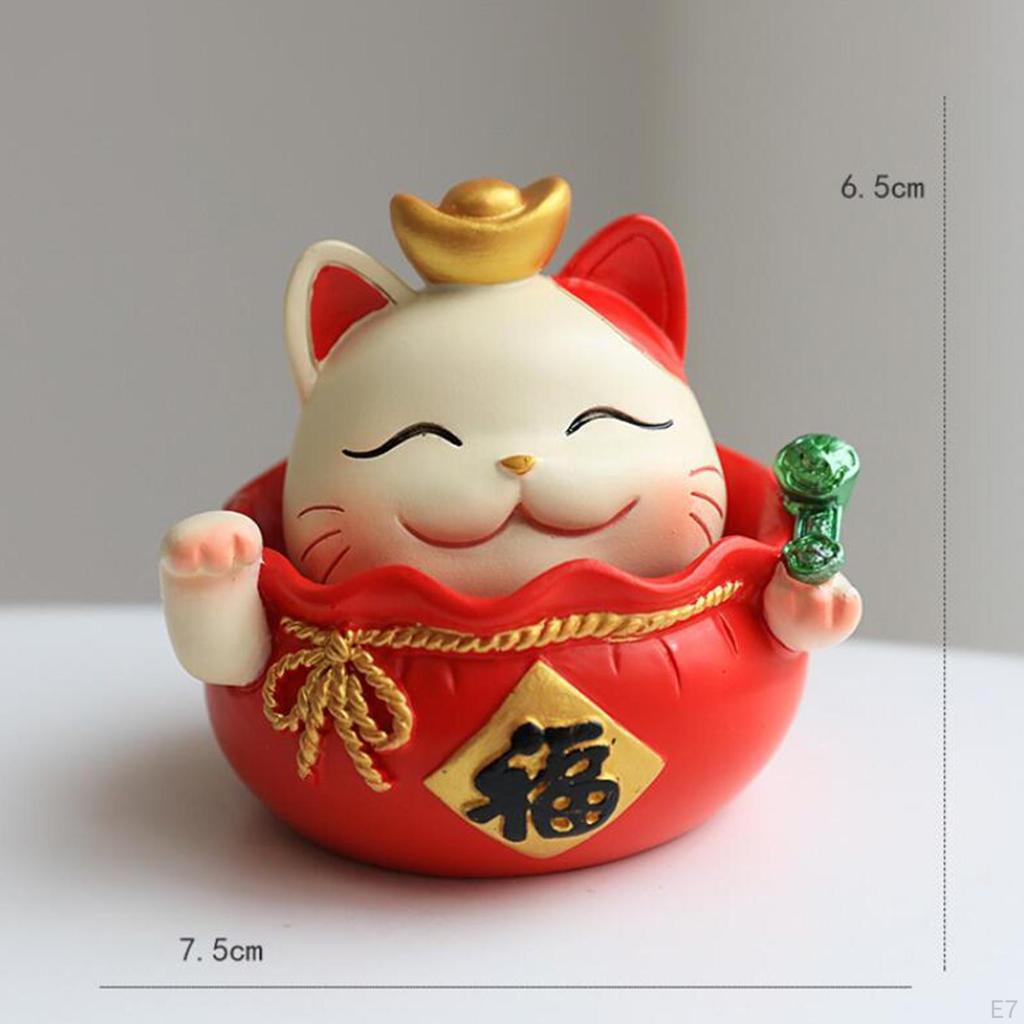Figurines Chinese Feng Shui, Oriental Collecting Wealth Statue, for Interior Table Restaurants Gifts