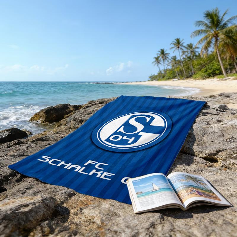 1 pezzo Squadra di Calcio (48) Asciugamano da Spiaggia, Attrezzatura da Spiaggia e Piscina sul Mare, Fantasia alla Moda, Rettangolare, Essenziali da Viaggio