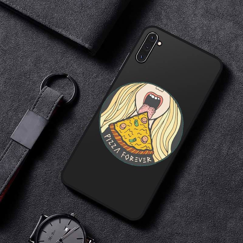 

Забавный дизайн, чехол для телефона с рисунком еды, пиццы для Samsung A21S A32 A51 A52 A71 A50 A12 S10 S20 S21 Plus Fe Ultra samsung a50