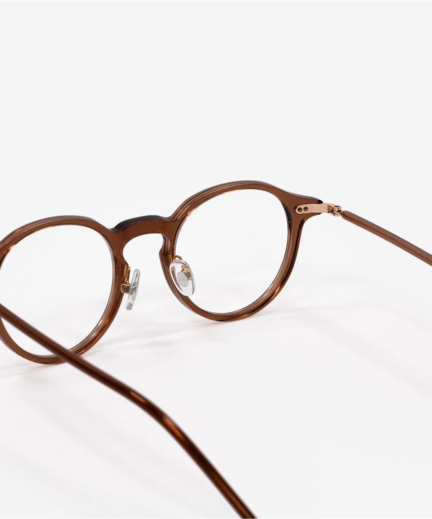 Weeoweeo Melo 03 Crystal Brown Blue Light Blocking Glasses