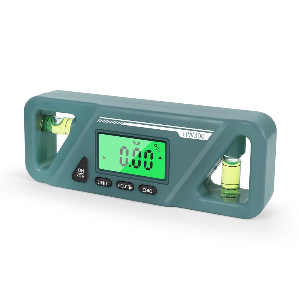 Digital Angle Finder Inclinometer Level Protractor Gauge Tool 2pcs AAA Battery Black