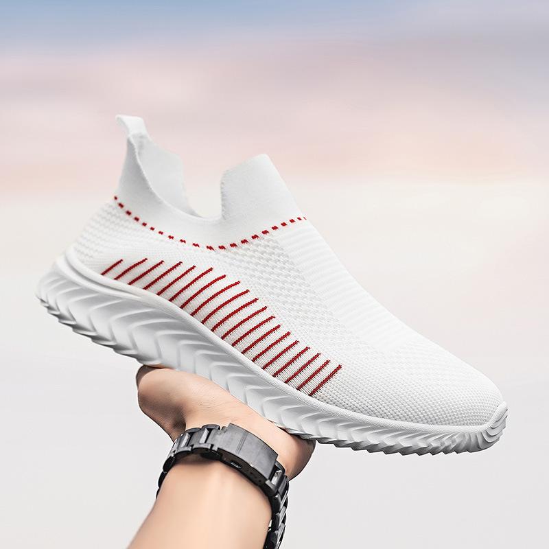 Spring and Summer Sports Shoes Fly-woven Mesh Socks Casual Shoes Mesh Men's Casual Travel Shoes Men's Shoes