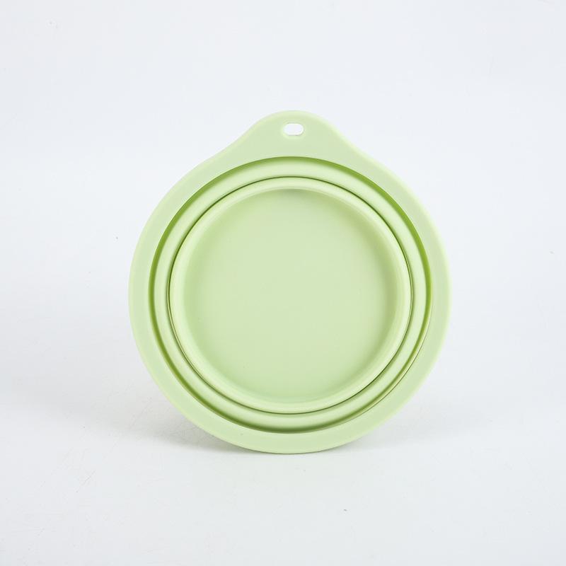 Collapsible Silicone Dog Bowl - Portable Outdoor Pet Food & Water Bowl
