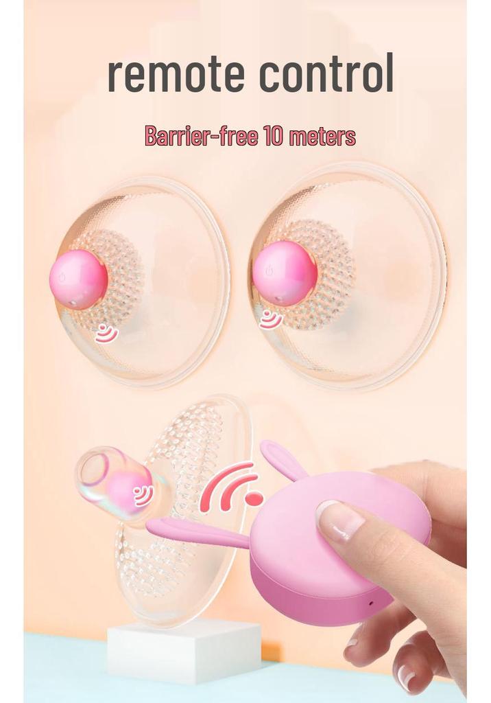 Wireless Erotic Nipple Stimulator & Breast Massager Vibrator