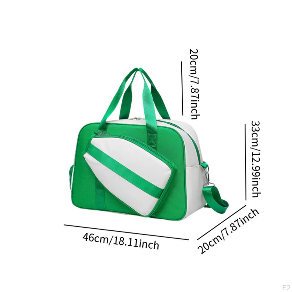 Pickleball Bag Outdoor Sport Bag,Multipurpose,Portable Large Capacity with Shoe Compartment Stylish