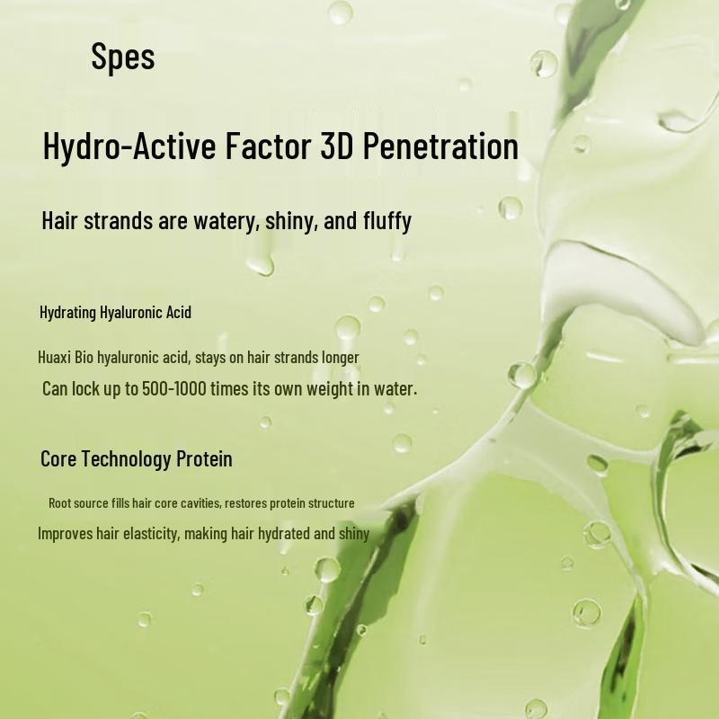 Spes Hyaluronic Acid Fluffy & Soft Hair and Body Care Set