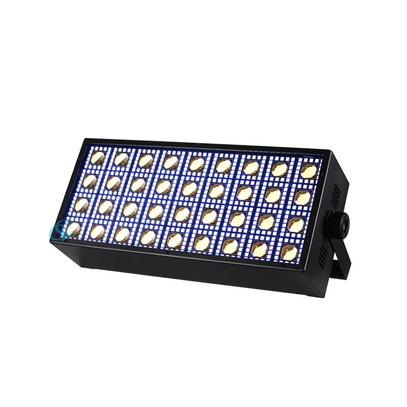 36xLED Stage DJ Lights  Warm White Matrix Strobe Effect Wash Light DMX Voice Control For Disco Bar  Party Performance
