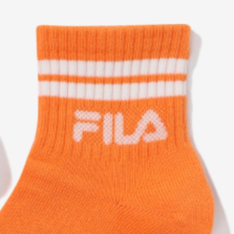 [fila Kids] Linear Logo Mid Thigh Socks  Fk3scf5330x Chi  q0zFk3scf5330xChi