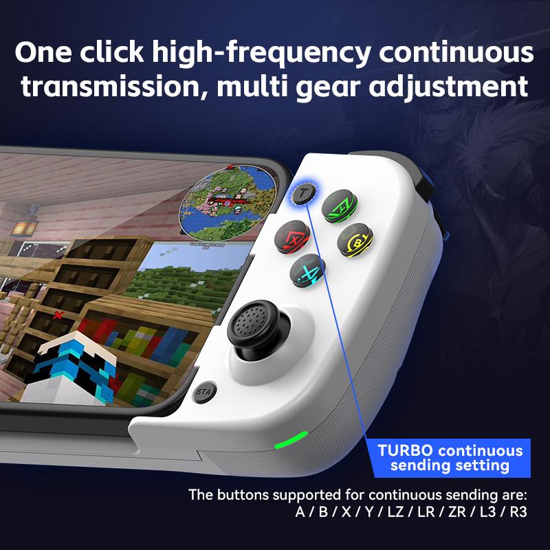 The New D3S Stretchable Game Controller Comes With a Hall Joystick Shortcut Buttons and Supports PC Android iOS Switch 1