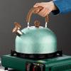 Flat Bottom Star Point Whistle Kettle 2/3L Teapot Universal Stove Water Kettle  Camping