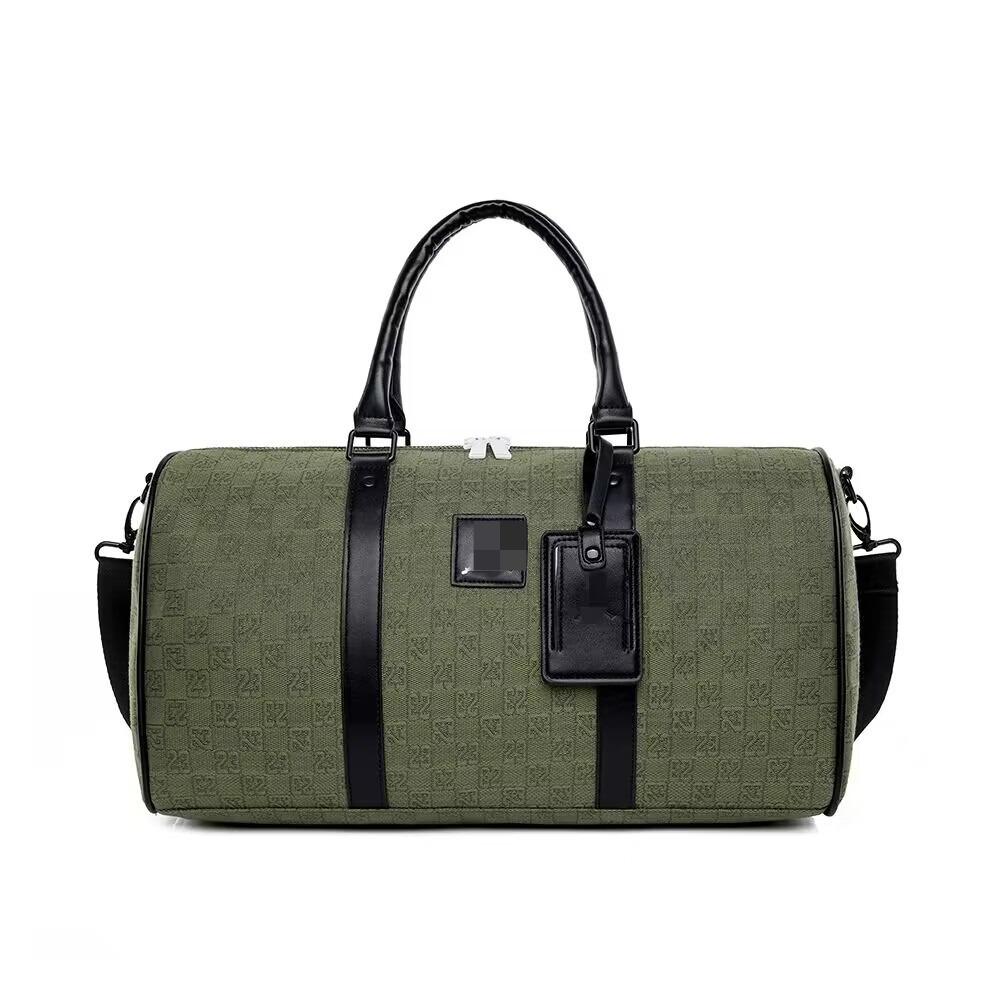 Presbyopia Checkerboard Fabric Large Capacity Trapeze Single Shoulder Fitness Bag Travel Bag Student Bag