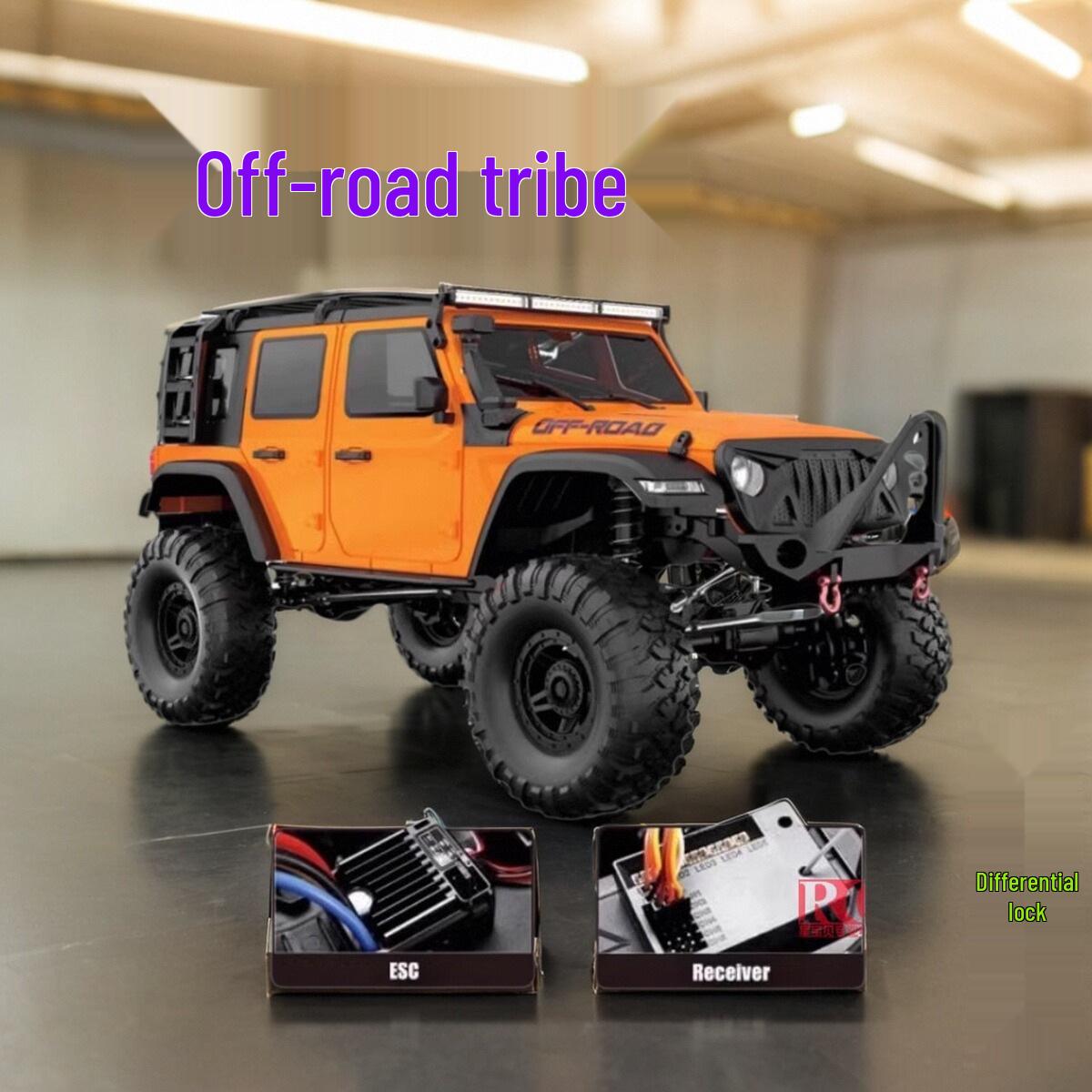 

1:Радиоуправляемый внедорожник Jeep Wrangler в масштабе 1:10 для лазания