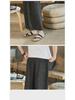 Herren Sommer Eis Seide Locker Weitbeinige Cropped Hose
