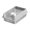 Anti-splash Cover Cat Litter Box Stainless Steel Cat Toilet Cleaning Basin  Pet Supplies