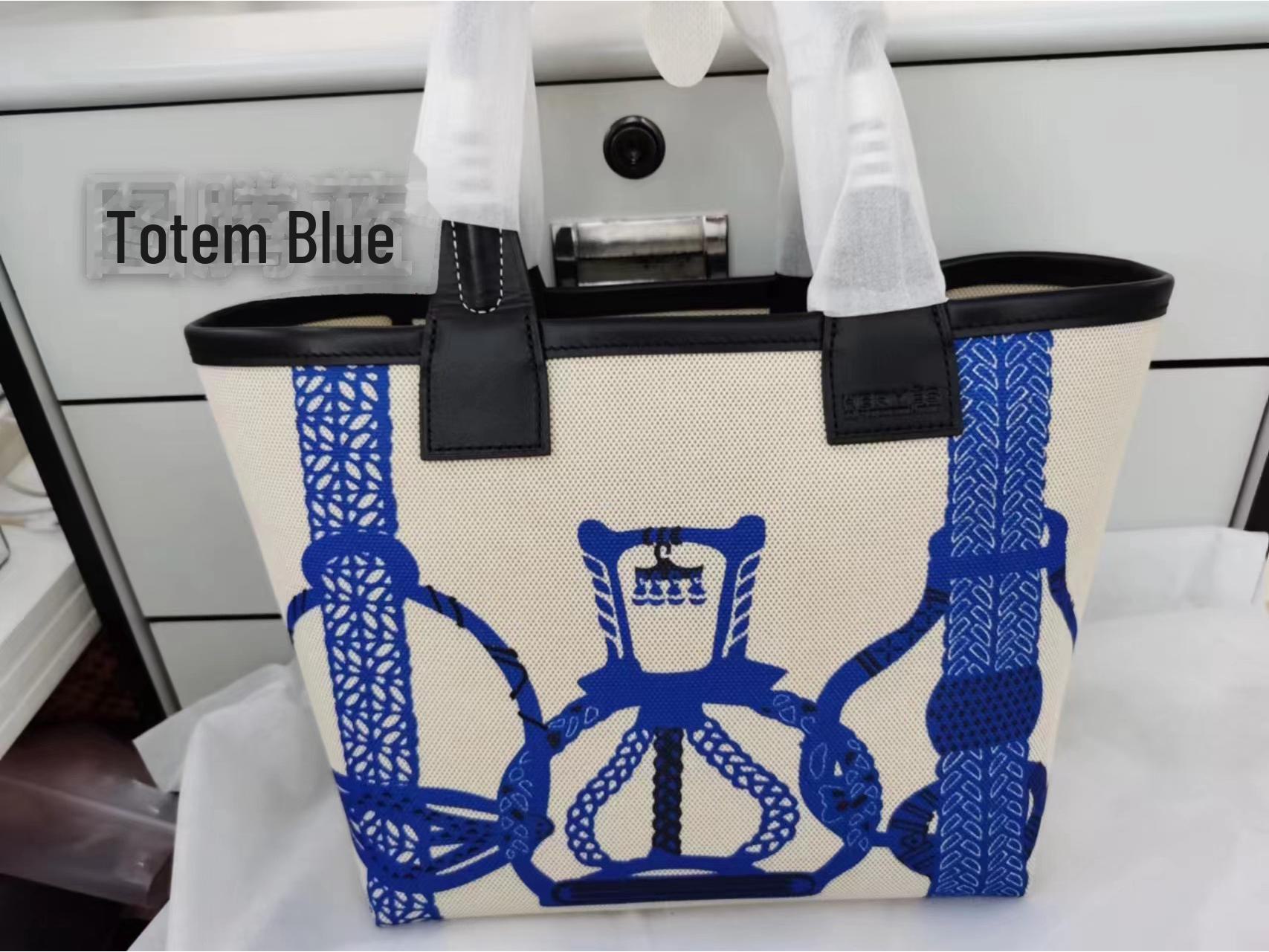 

Сумка-тоут из натуральной кожи и холста - женская цветная сумка для сада и покупок