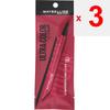 Maybelline Ultra Color Eyeliner BU1 Burgundy Eye Makeup Eyeliner 1. Lift Eyelid Lightly with Fingers, Hold Eyeliner Upright, and Draw a Line To Fill I